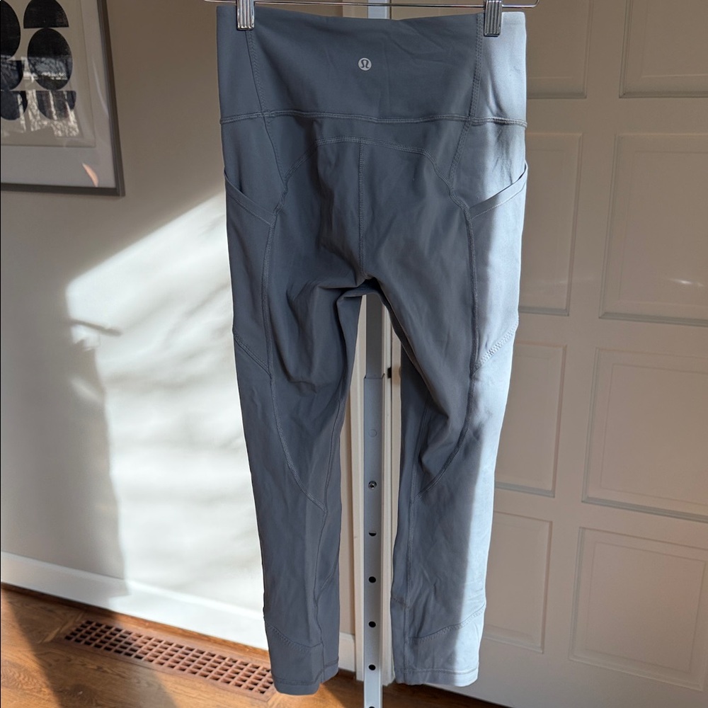 Lululemon Gray High-Waisted Leggings